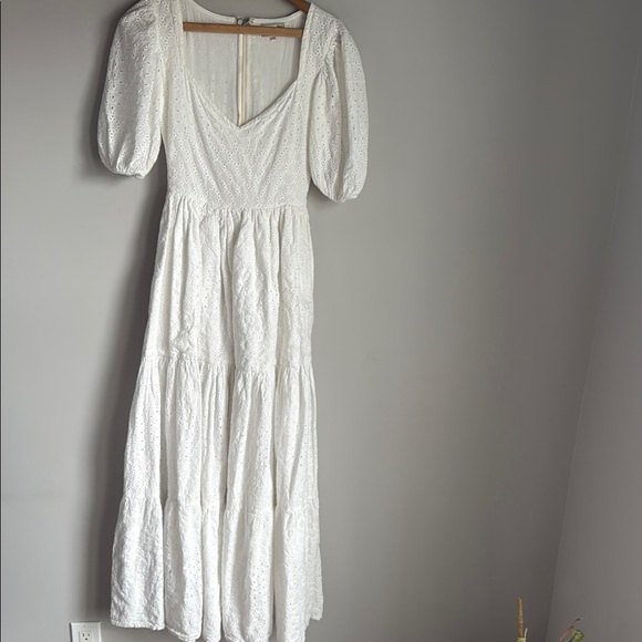 Mille Resort Maja Dress in Pearl Eyelet XXS - Picture 2 of 15